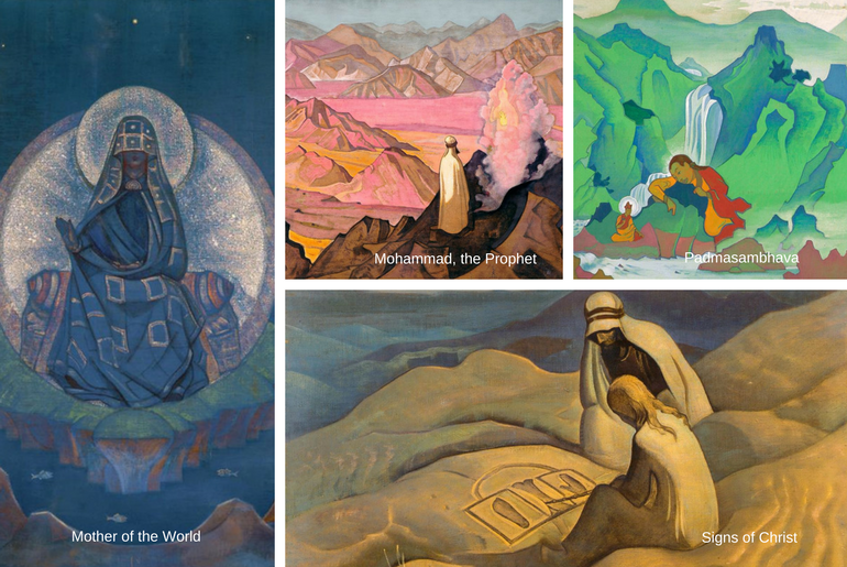 himalayas paintings roerich