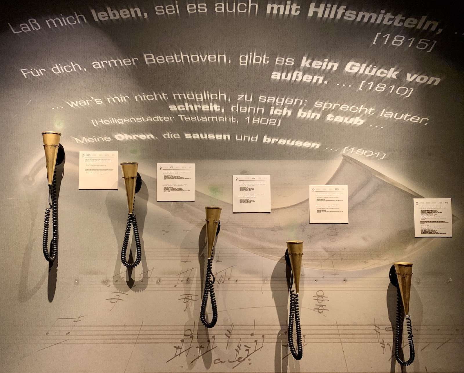 Beethoven 250 haus der musik HDM Vienna Wien deafness ear trumpets