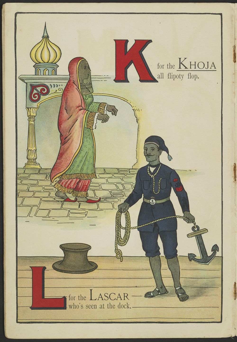 The Alphabet book in Colonial India : K for Khoja, L for Lascar