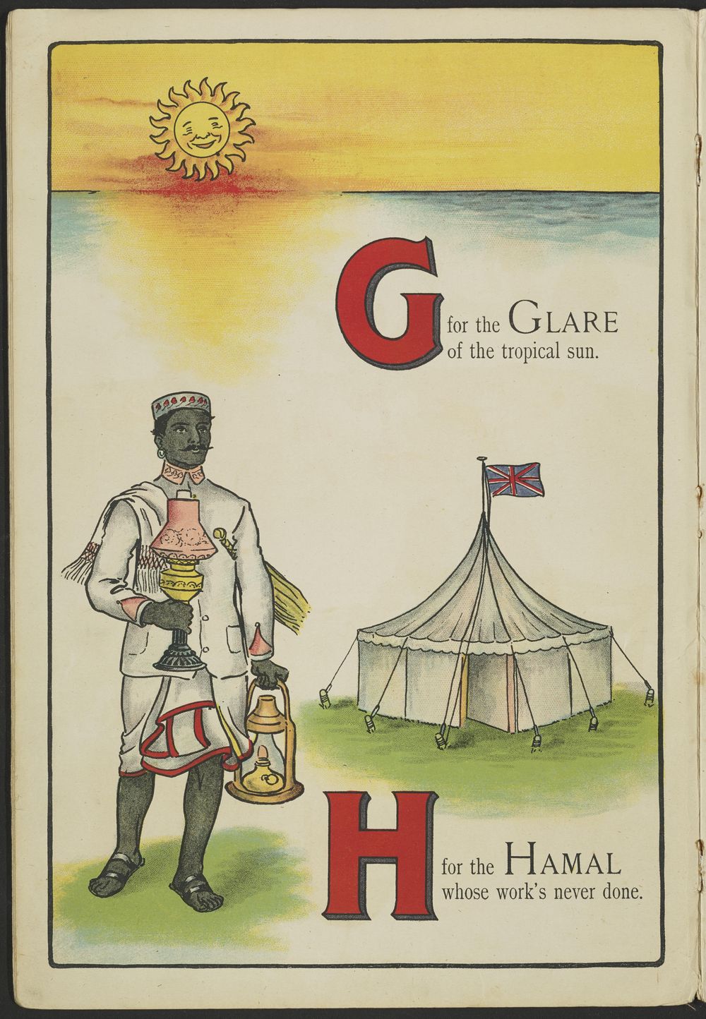 The Alphabet book in Colonial India : G for Glare, H for Hamal